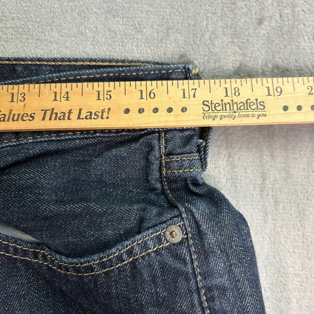 Levis 514 Straight Fit Mens Jeans Dark Wash Indigo Blue 33x32 00514-4010
